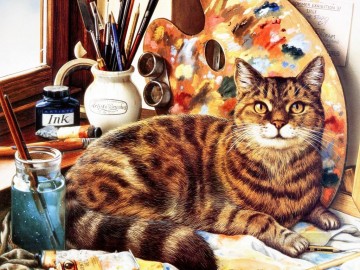 Animal Painting - GT 023 gatito